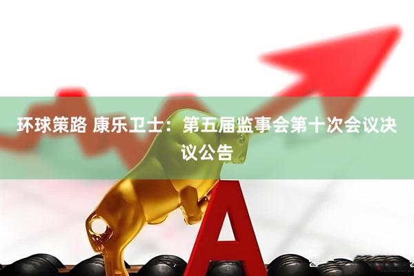 环球策路 康乐卫士：第五届监事会第十次会议决议公告