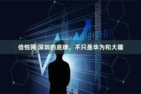 倍悦网 深圳的底牌，不只是华为和大疆